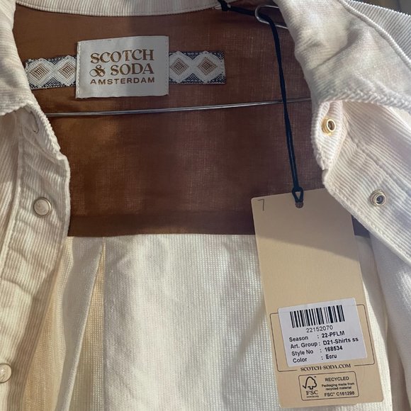 Scotch & Soda Oversized boxy Corduroy Shirt - Picture 13 of 14